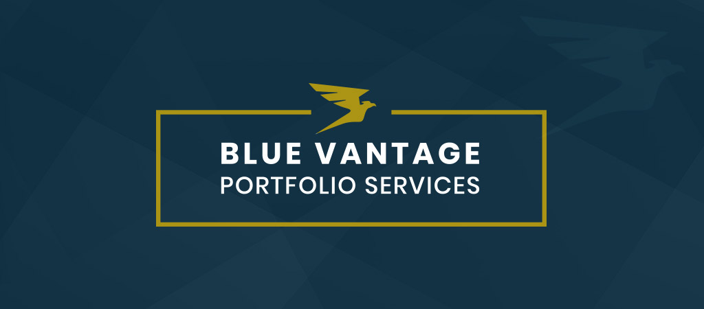 Blue Vantage Portfolio Company Logo on Blue