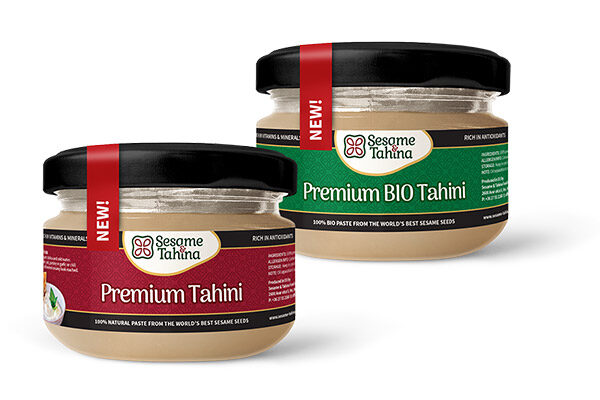 Sesame&Tahina Product Label Design
