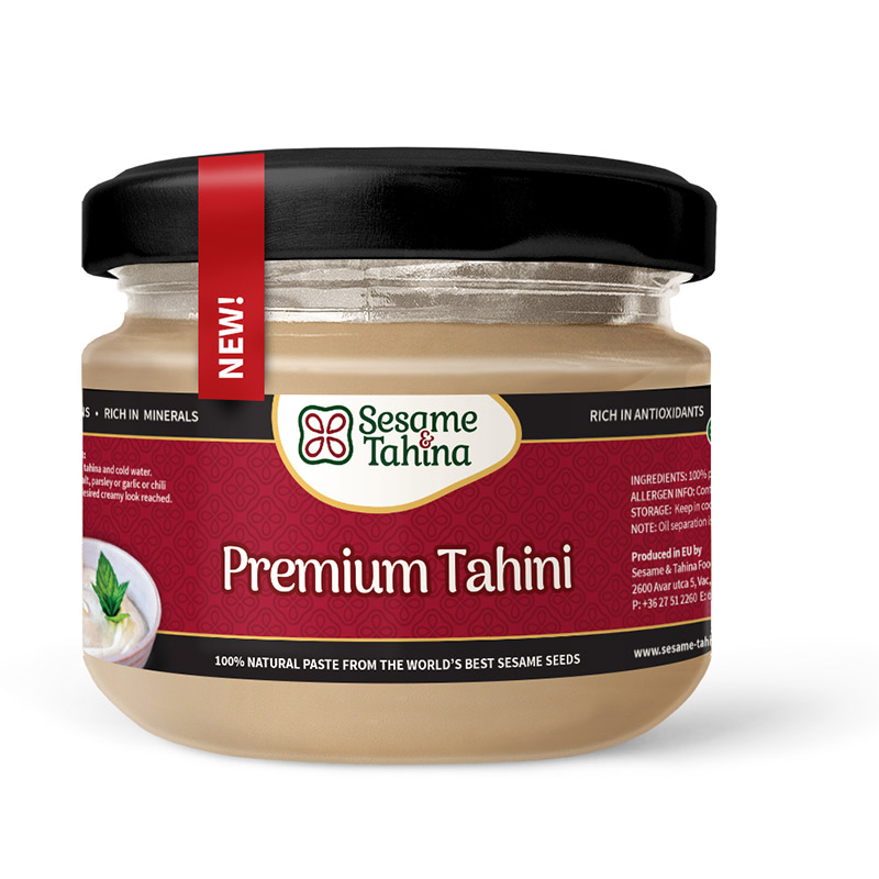Sesame & Tahina Product Label Design