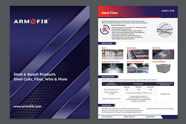 Armofib Company Brochure Design