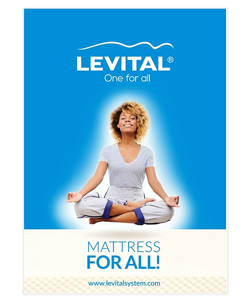 Mattress company poster design