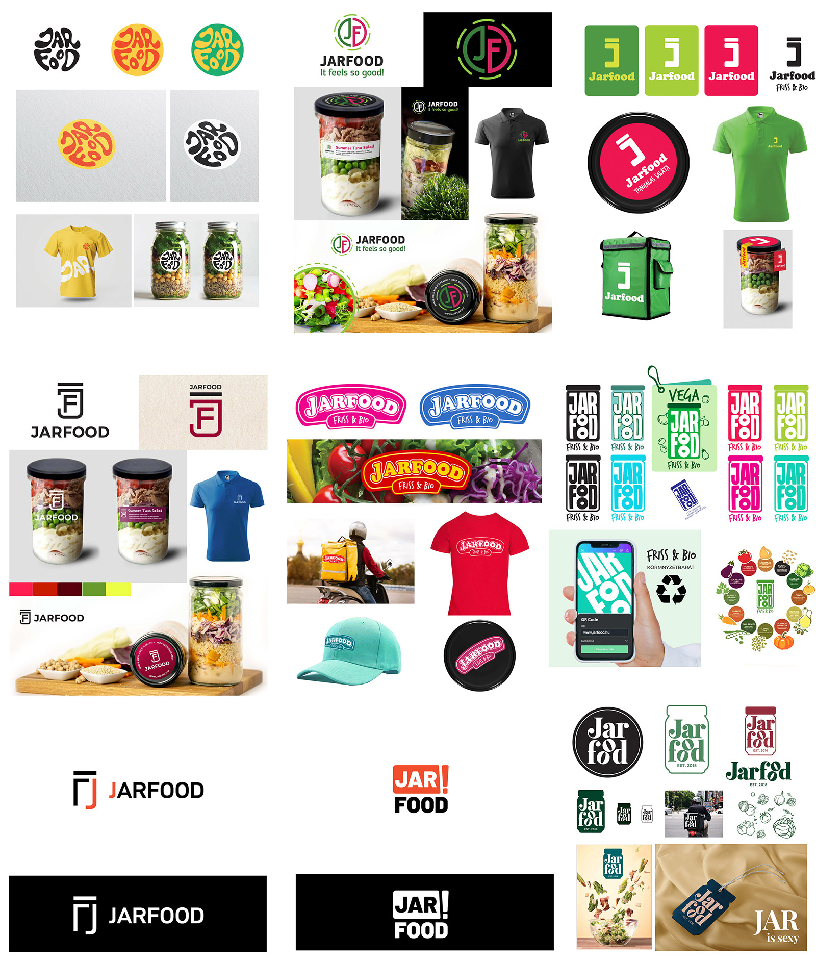 jarfood company logo design