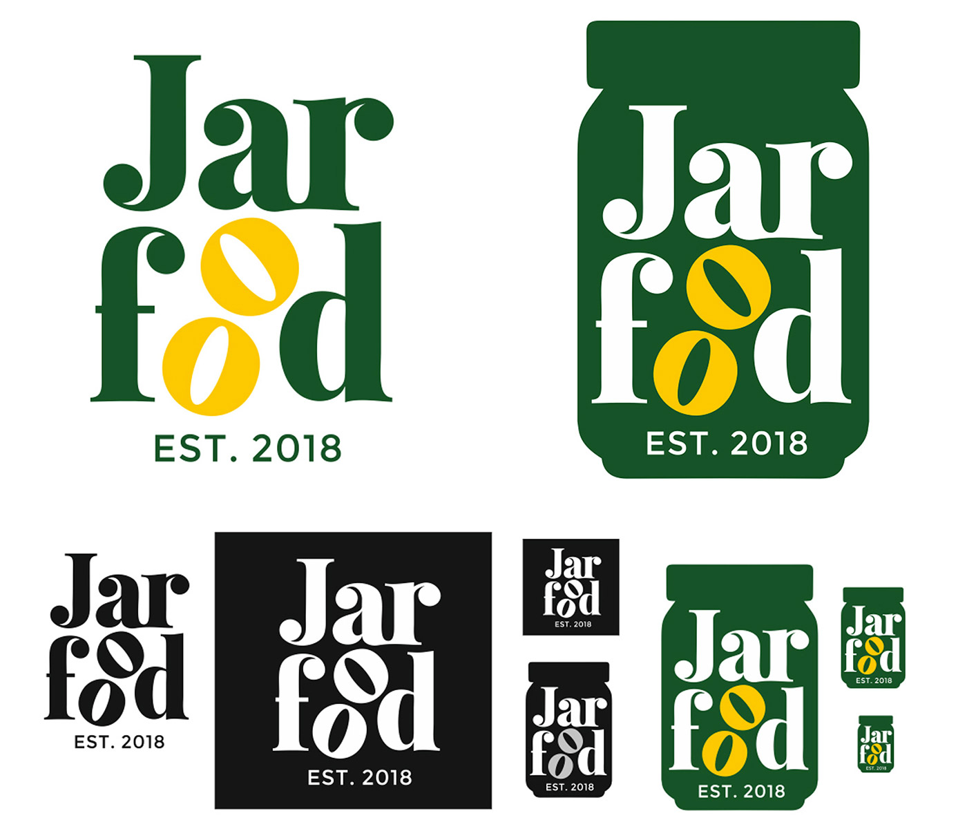 jarfood company logo design